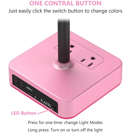 KAFRI RGB Headphone Stand with USB Charger Desk Gaming Headset Holder Hanger Rack with 3 USB Charging Port and 2 Outlet - Suitable for Gamer Desktop Table Game Earphone Accessories Boyfriend Gift KAFRI RGB Headphone Stand with USB Charger Desk Gaming Headset Holder Hanger Rack with 3 USB Charging Port and 2 Outlet - Suitable for Gamer Desktop Table Game Earphone Accessories Boyfriend Gift