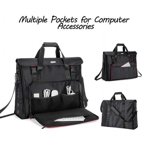 CURMIO Rolling Carrying Bag with Wheels Compatible with Apple iMac 27 inch Desktop Computer, Detachable Trolley Storage Case Compatible with iMac 27” Monitors and Accessories, Black (Patented Design) CURMIO Rolling Carrying Bag with Wheels Compatible with Apple iMac 27 inch Desktop Computer, Detachable Trolley Storage Case Compatible with iMac 27” Monitors and Accessories, Black (Patented Design)