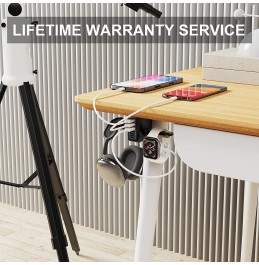 HORUMP Headphone Stand with 5 Port USB Charger, Under Desk Headset Hook Holder Hanger Mount with USB Charging Station and iWatch Stand Smart Watch Charging Dock Dual Earphone Hanger Hook HORUMP Headphone Stand with 5 Port USB Charger, Under Desk Headset Hook Holder Hanger Mount with USB Charging Station and iWatch Stand Smart Watch Charging Dock Dual Earphone Hanger Hook