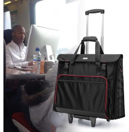 CURMIO Rolling Carrying Bag with Wheels Compatible with Apple iMac 27 inch Desktop Computer, Detachable Trolley Storage Case Compatible with iMac 27” Monitors and Accessories, Black (Patented Design) CURMIO Rolling Carrying Bag with Wheels Compatible with Apple iMac 27 inch Desktop Computer, Detachable Trolley Storage Case Compatible with iMac 27” Monitors and Accessories, Black (Patented Design)